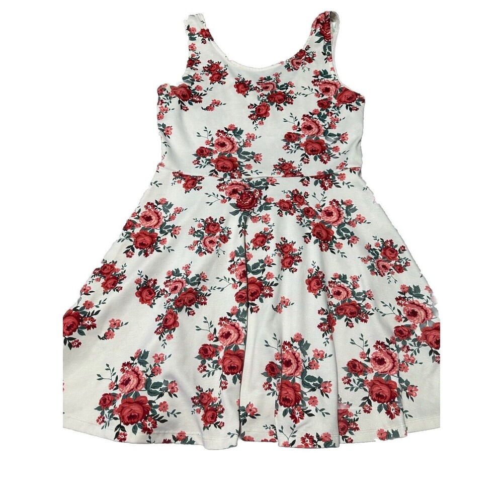 H&M Divided Rose Pattern Sundress Women’s Size 14